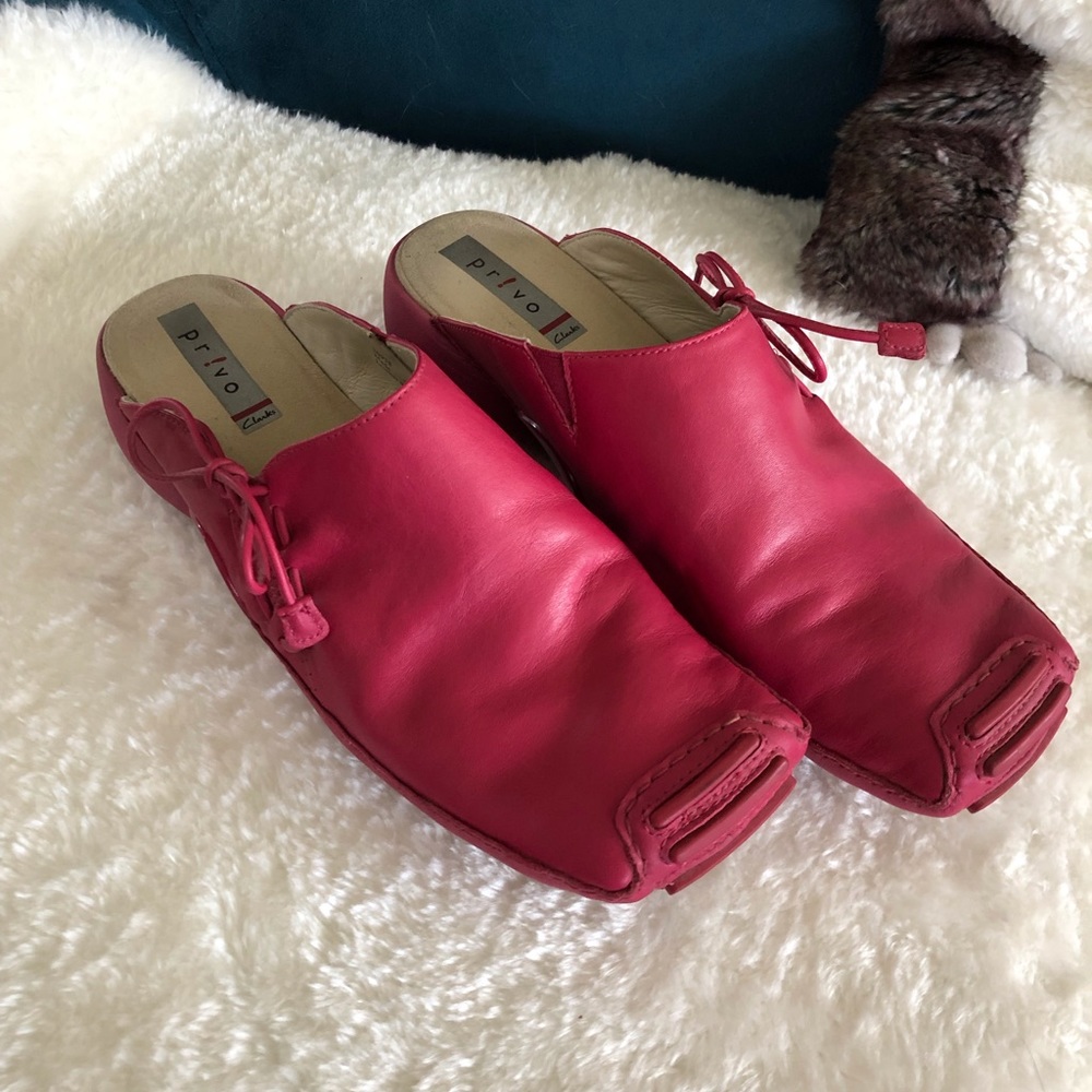 Clarke’s Leather Mules